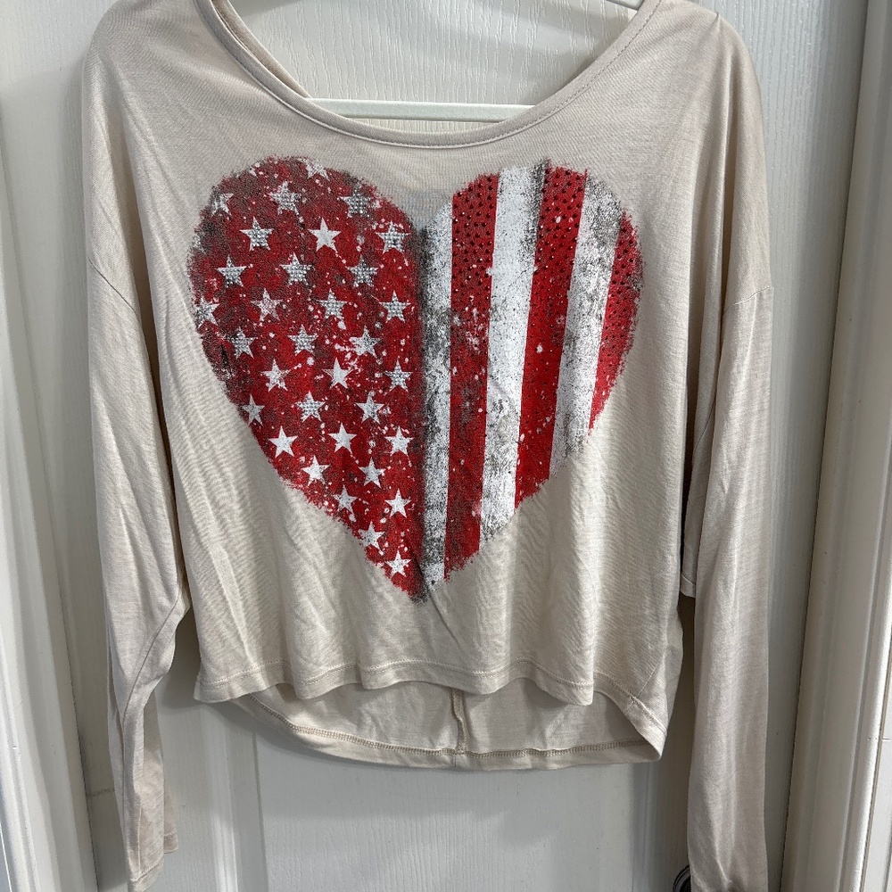 American Flag Heart